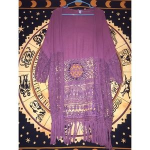 flower crocheted kimono🌸✨